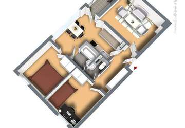 Wohnung Solingen Solingen-Mitte - 3 Zimmer, 73 m&sup2;, 719&euro; | Angebot:27225099