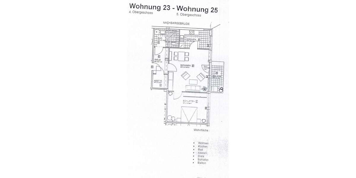 Etagenwohnung Remscheid Alt-Remscheid - 2 Zimmer, 77 m&sup2;, 849&euro; | Angebot:27315332