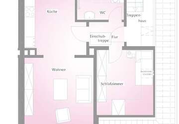 Wohnung Solingen Höhscheid - 2 Zimmer, 49 m&sup2;, 504&euro; | Angebot:27718810